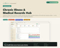 Chronic Illness Symptom Tracker, Flare Log, Medication & Lab Records (Instant Download)