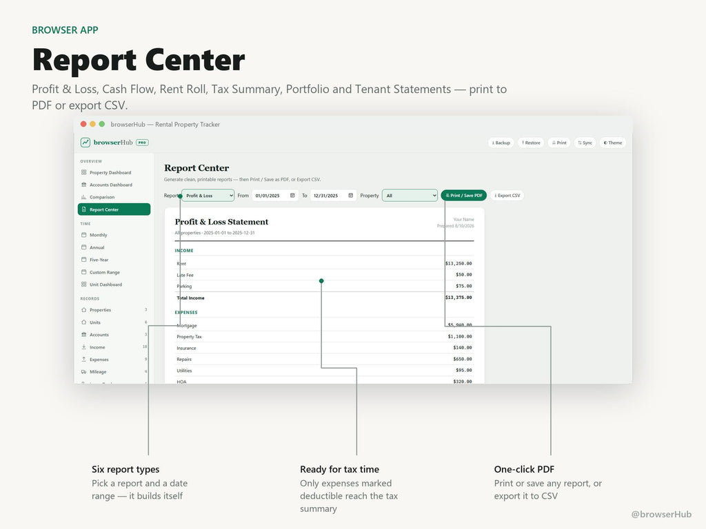 Rental Property Tracker App, Landlord Spreadsheet, Real Estate Excel (Digital Download)