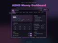 ADHD Money Dashboard App, ADHD Budget Planner, Safe to Spend Tracker (Digital Download)