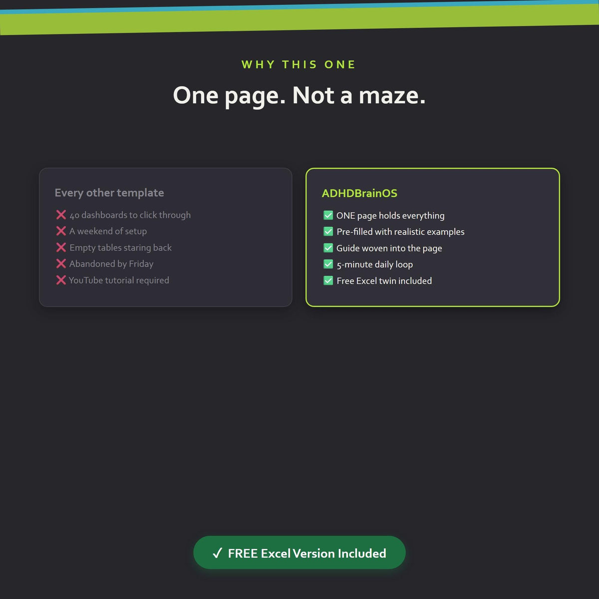 ADHD Notion Template, Dopamine Menu, Brain Dump Dashboard, Task System