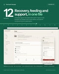 Fourth Trimester Recovery Planner, Postpartum Care Tracker, Baby Log (Digital Planner)