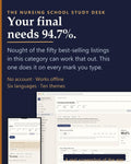 Nursing School Study App - Concept Maps, Drug Cards, Care Plans, Grade Tracker - Offline, No Account - Free Notion or Ex