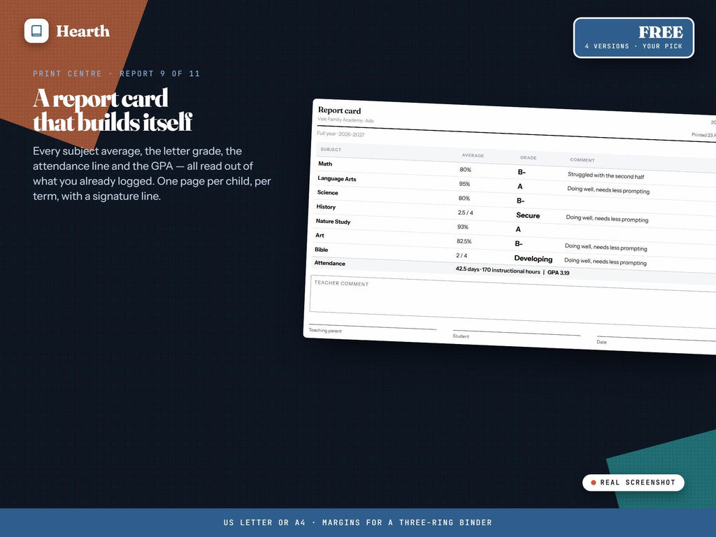 Homeschool Planner App, Browser-Based, 6 Languages, 4 Bonus Versions (Digital Download)