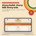 Retro 70s Life Planner 2027 — Every habit. Every bill. Every win